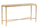 Silverado - Menlo Park Console With Stone Top - Yellow