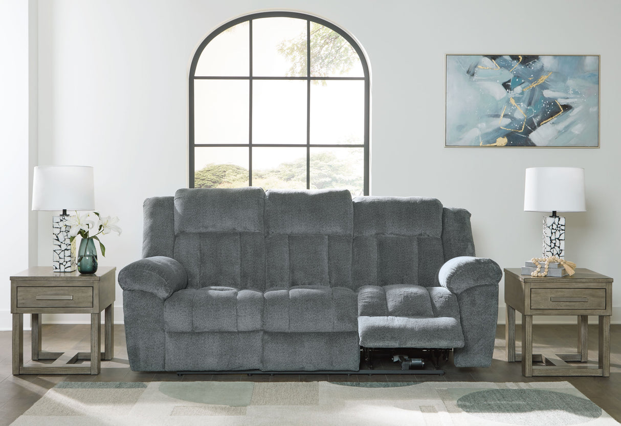 Tip-off - Power Reclining Sofa With Adj Headrest