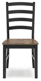 Wildenauer - Brown / Black - Dining Room Side Chair (Set of 2)