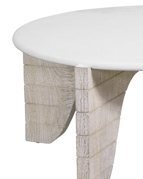 Bali - Round Cocktail Table - White