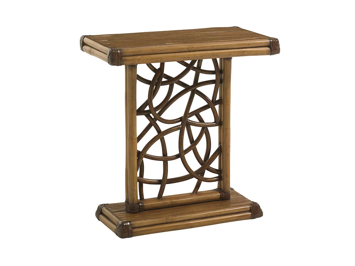 Twin Palms - Angler Accent Table - Light Brown