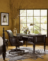 Kingstown - Admiralty Desk Chair - Dark Brown