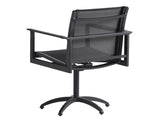 South Beach - Swivel Rocker Dining Chair - Dark Gray