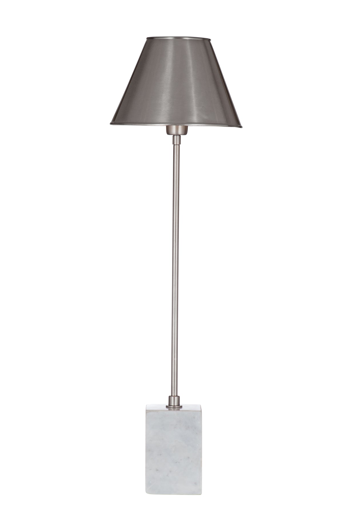 Silver - Table Lamp - White