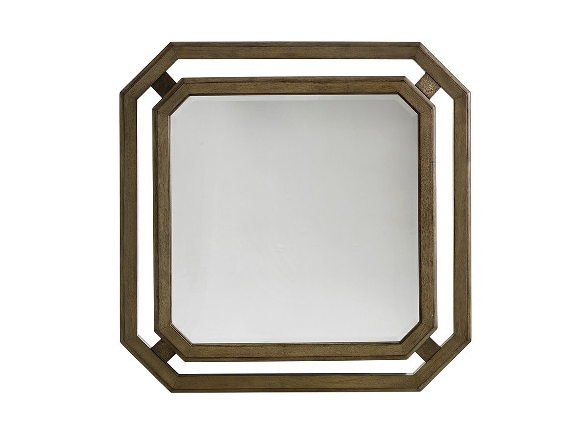 Cypress Point - Callan Square Mirror - Light Brown