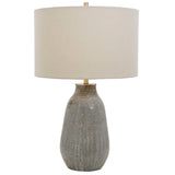 Monacan - Textured Table Lamp - Gray