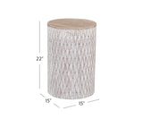 Lorenzo - Accent Table - White