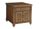 Bali Hai - Mariner Storage End Table - Dark Brown