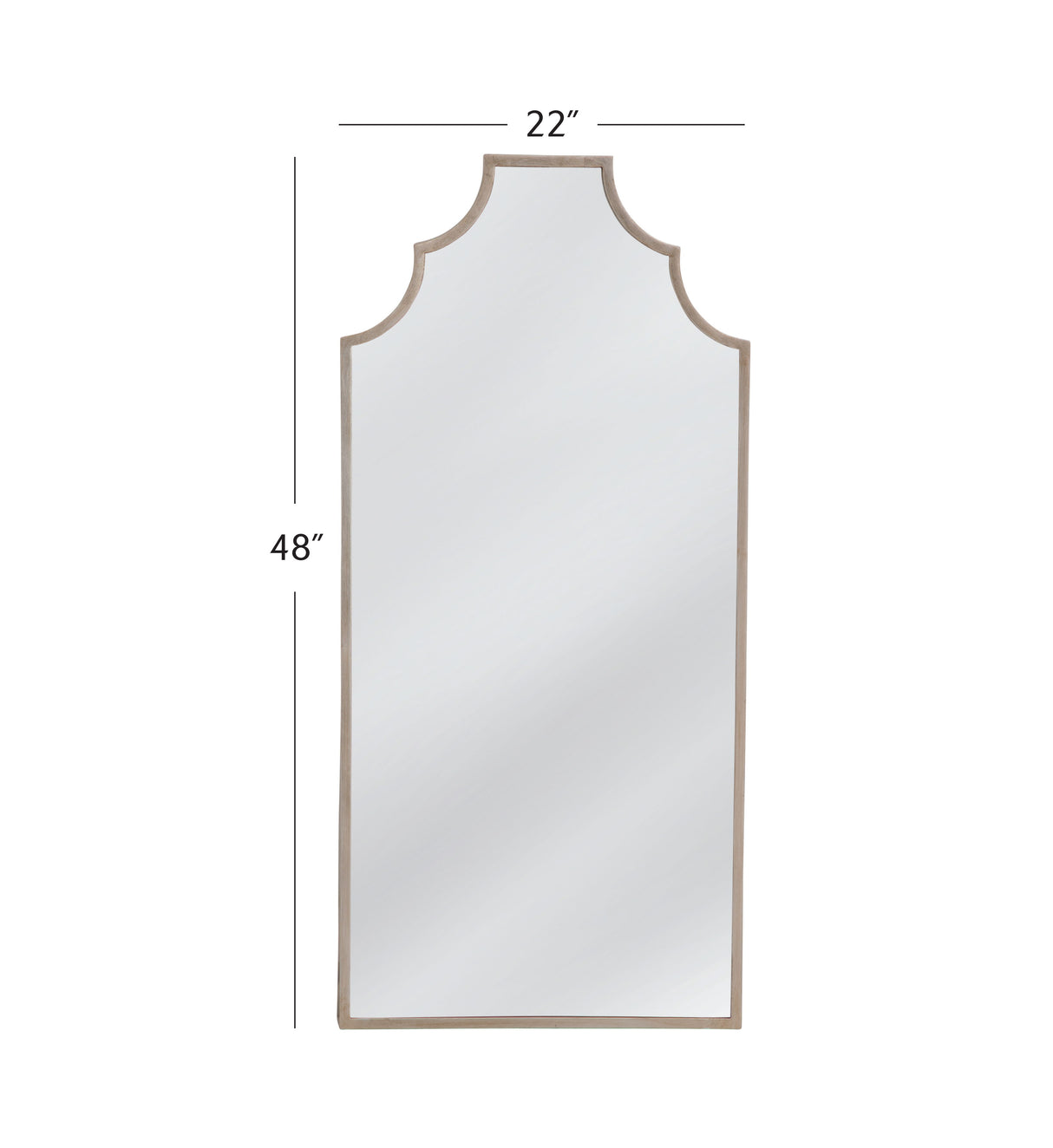 Mohan - Wall Mirror - Pearl Silver