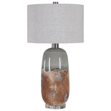 Maggie - Ceramic Table Lamp - Light Brown