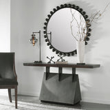 Vessel - Industrial Console Table - Brown, Dark & Gray, Dark