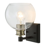 Kent - Edison 1 Light Sconce - Black