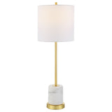 Turret - Gold Buffet Lamp