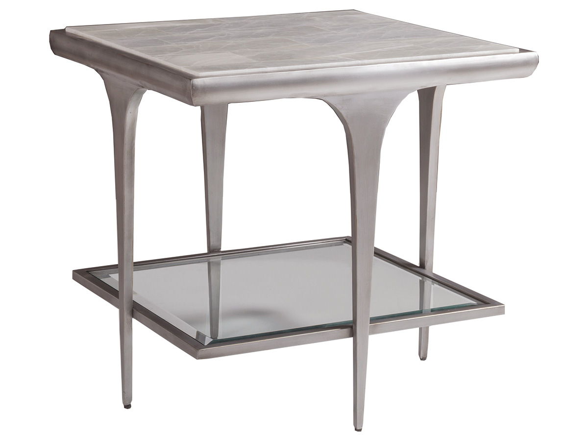 Signature Designs - Zephyr Square End Table - Gray