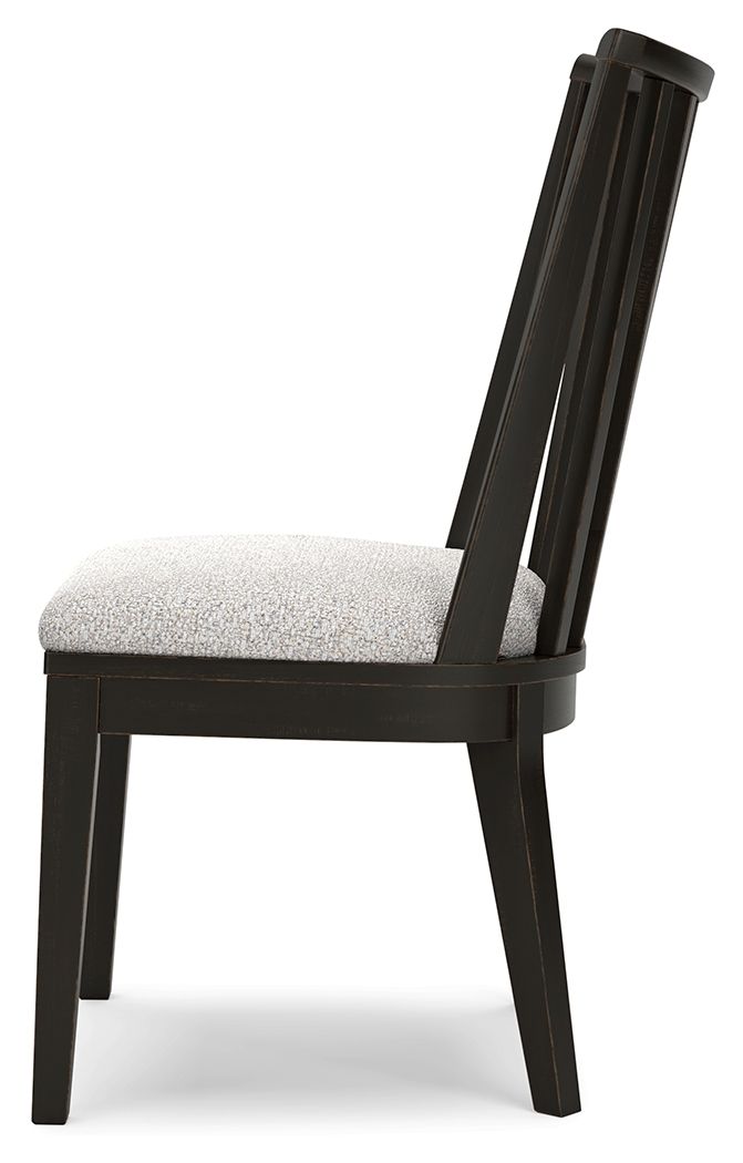 Galliden - Black - Dining Upholstered Side Chair (Set of 2)