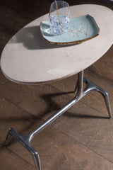 Signature Designs - Wilder Oval Spot Table - Gray