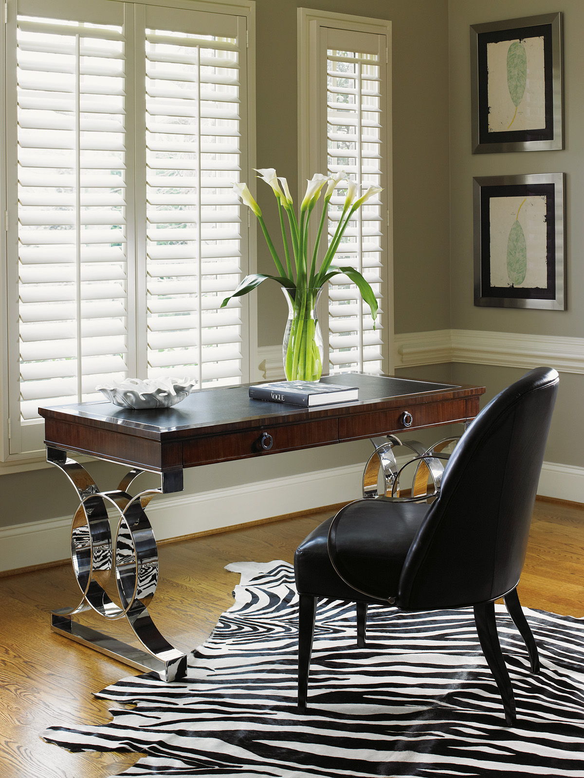 Studio Designs - Rosewood Writing Desk - Dark Brown