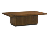 Island Fusion - Castaway Rectangular Cocktail Table - Dark Brown