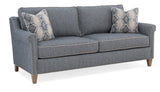 Madison - Stationary Small Sofa 8-Way Tie - Light Blue