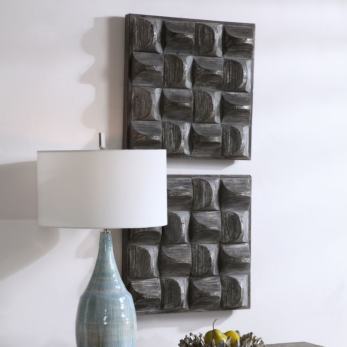 Pickford - Wood Wall Decor - Gray, Dark