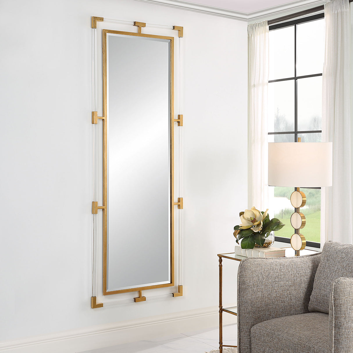 Balkan - Tall Mirror - Gold