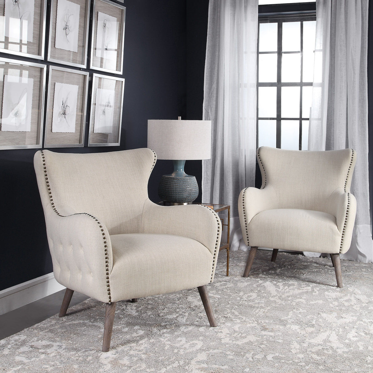 Donya - Accent Chair - Cream