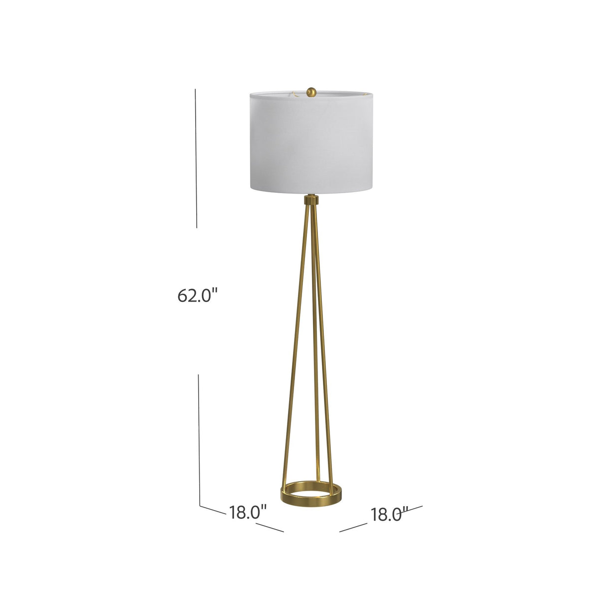 Legacy - Floor Lamp - White