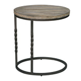 Tauret - Cantilever Accent Table - Gray & Black