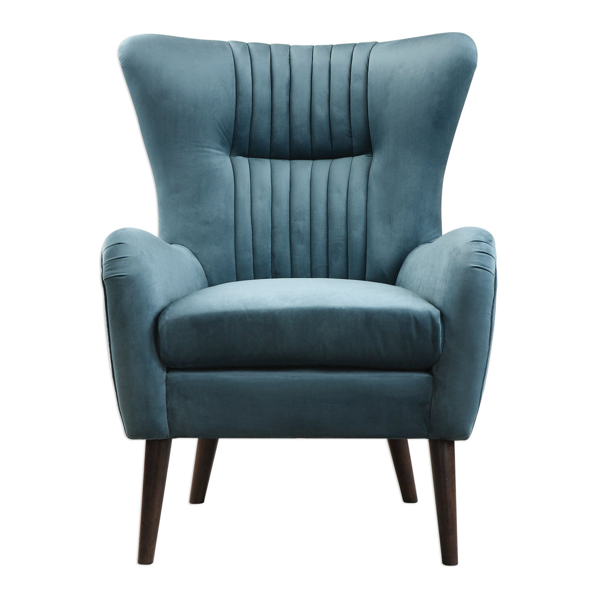 Dax - Mid-century Accent Chair - Blue