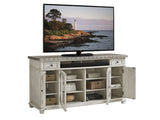 Oyster Bay - Shadow Valley Media Console - Pearl Silver