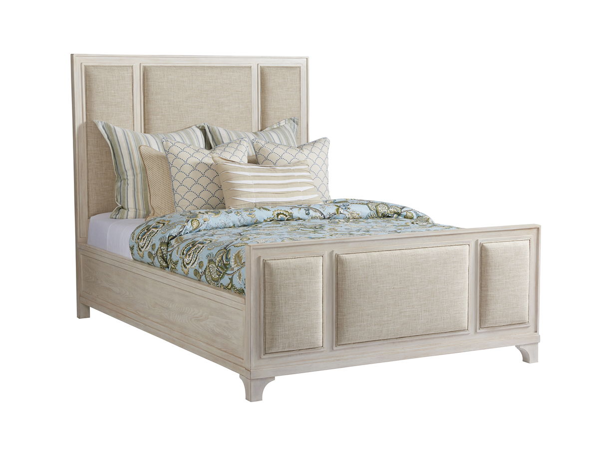 Newport - Crystal Cove Upholstered Panel Bed