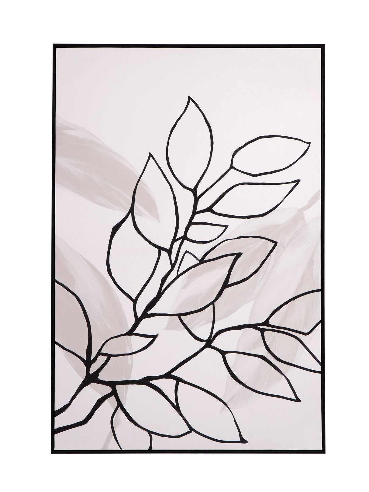 Harmony II - Canvas Art - White