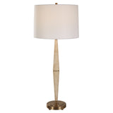 Palu - Travertine Table Lamp - Beige