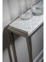 Signature Designs - Brilliante Shallow Console - Dark Gray