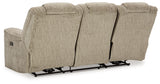 Hindmarsh - Stone - 2 Pc. - Power Reclining Sofa, Power Reclining Loveseat