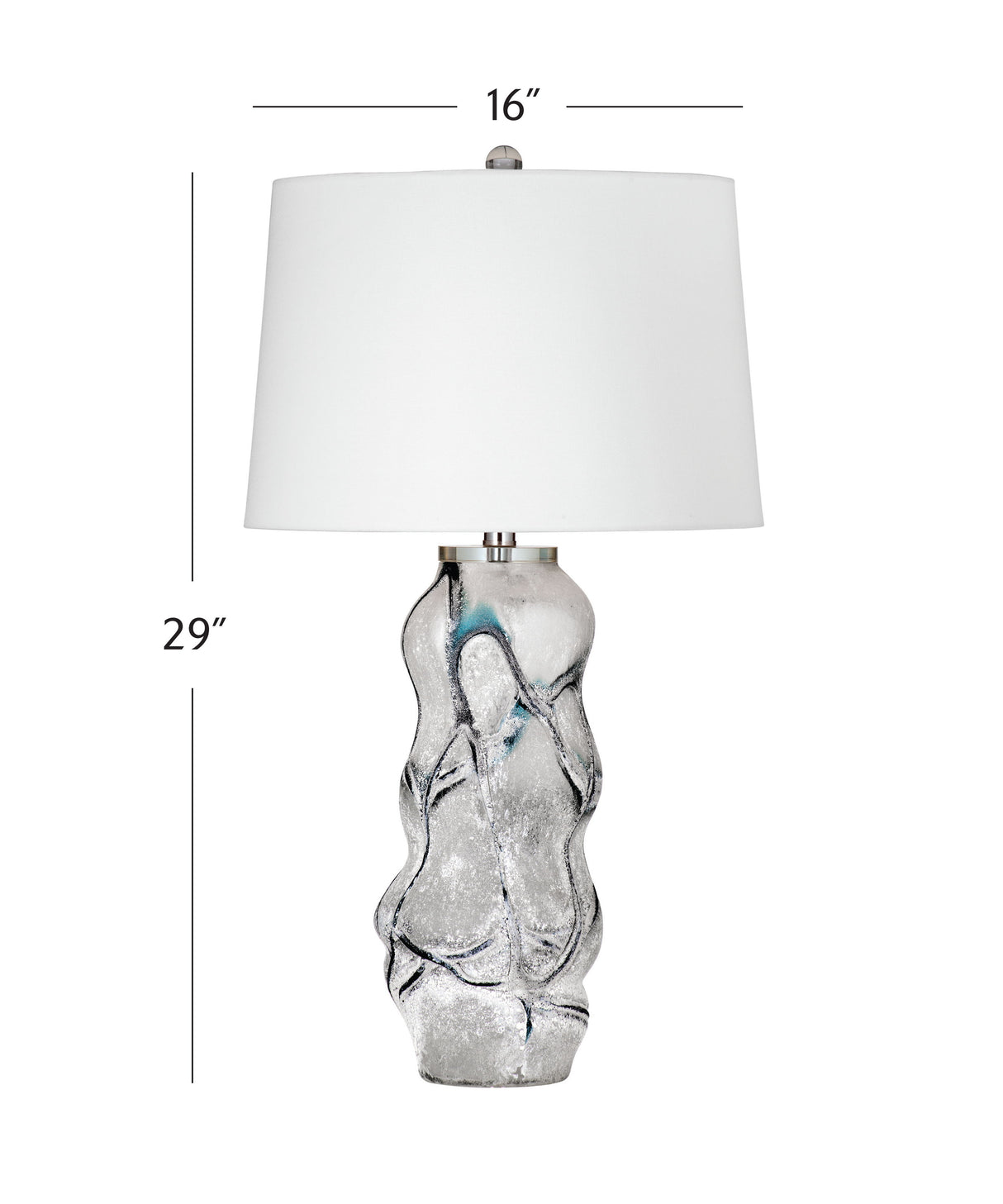 Merrick - Table Lamp - Pearl Silver