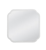 Clover - Square Wall Mirror - White