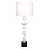 Inverse - Marble Table Lamp - White