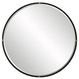 Bonded - Round Mirror - Black