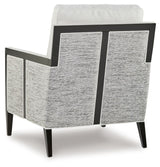 Ardenworth - Black / Ivory - Accent Chair