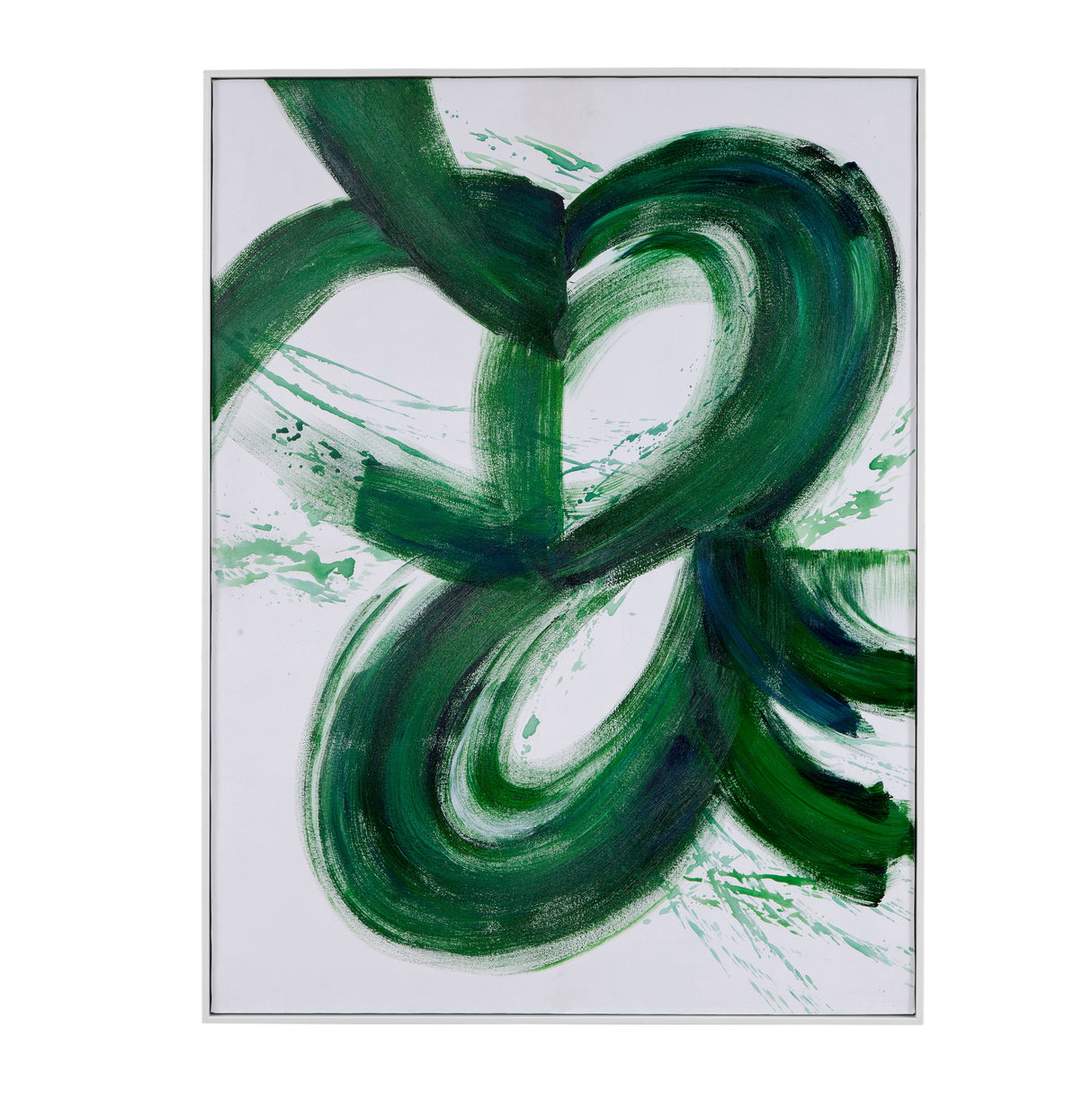 Twister - Canvas Art - White