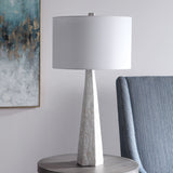 Apollo - Concrete Table Lamp - White