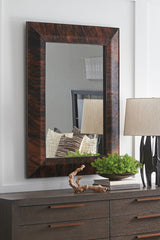 Park City - Park Meadows Rectangular Mirror - Dark Brown