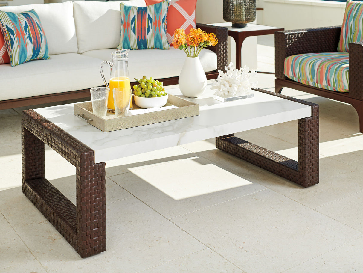 Abaco - Rectangular Cocktail Table - Dark Brown