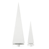 Great Pyramids - Sculptures , Set Of 2 - White