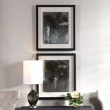 Rustic Patina - Framed Prints, Set Of 2 - Black