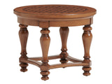 Harbor Isle - Round End Table - Dark Brown