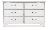 Charleston - Six-Drawer Dresser - White