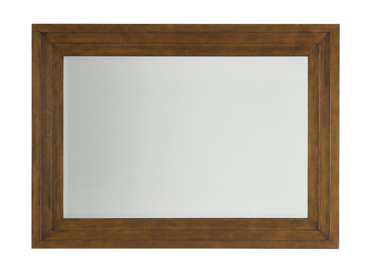 Island Fusion - Luzon Landscape Mirror - Dark Brown