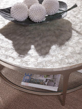 Signature Designs - Gravitas Round Cocktail Table - Pearl Silver